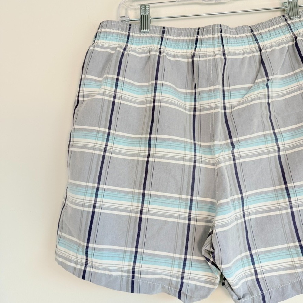 Lacoste Mens Plaid Swim Trunks Large Mesh Liner Preppy Travel Resort Beach - Picture 6 of 9
